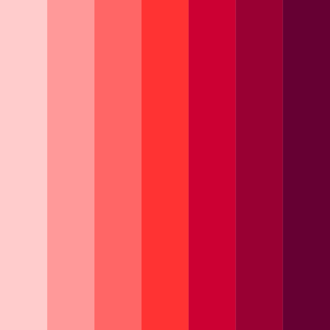 Download crimson sunset color palette PNG image (square)