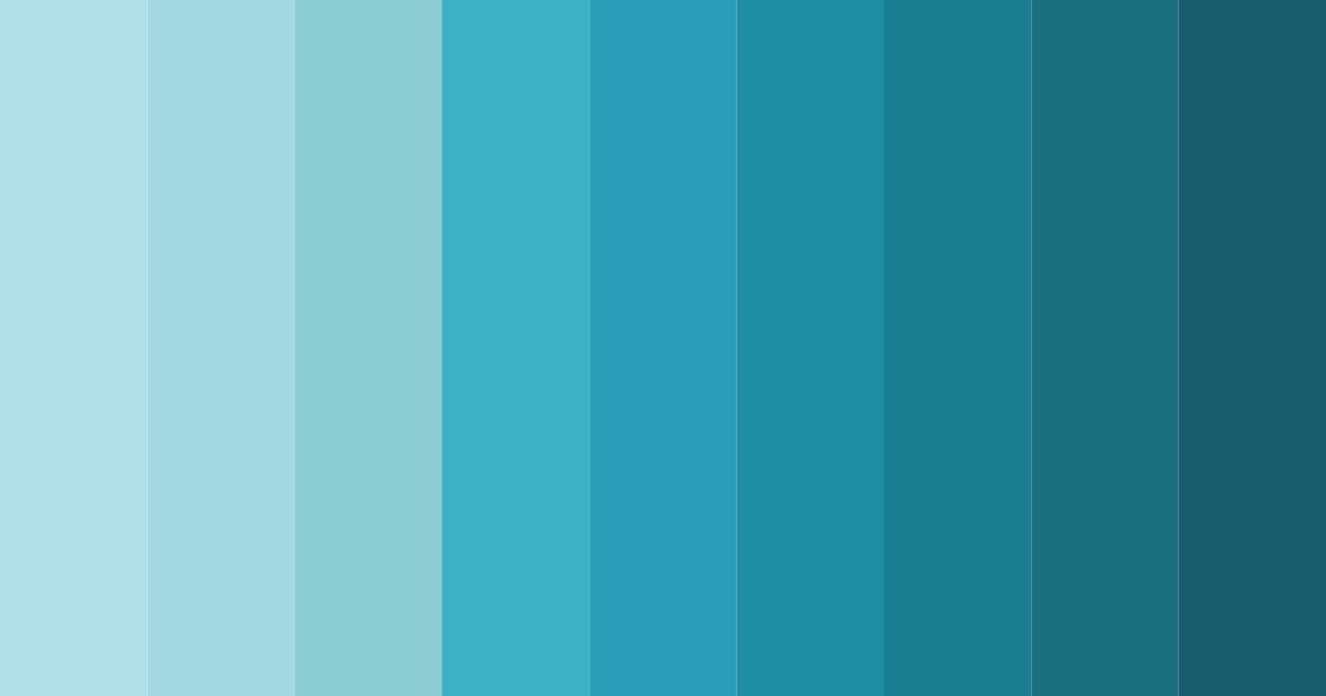 Download aquamarine breeze color palette PNG image (landscape)