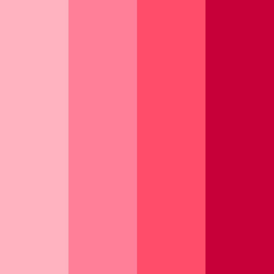 Download bright pinkred color palette PNG image (square)