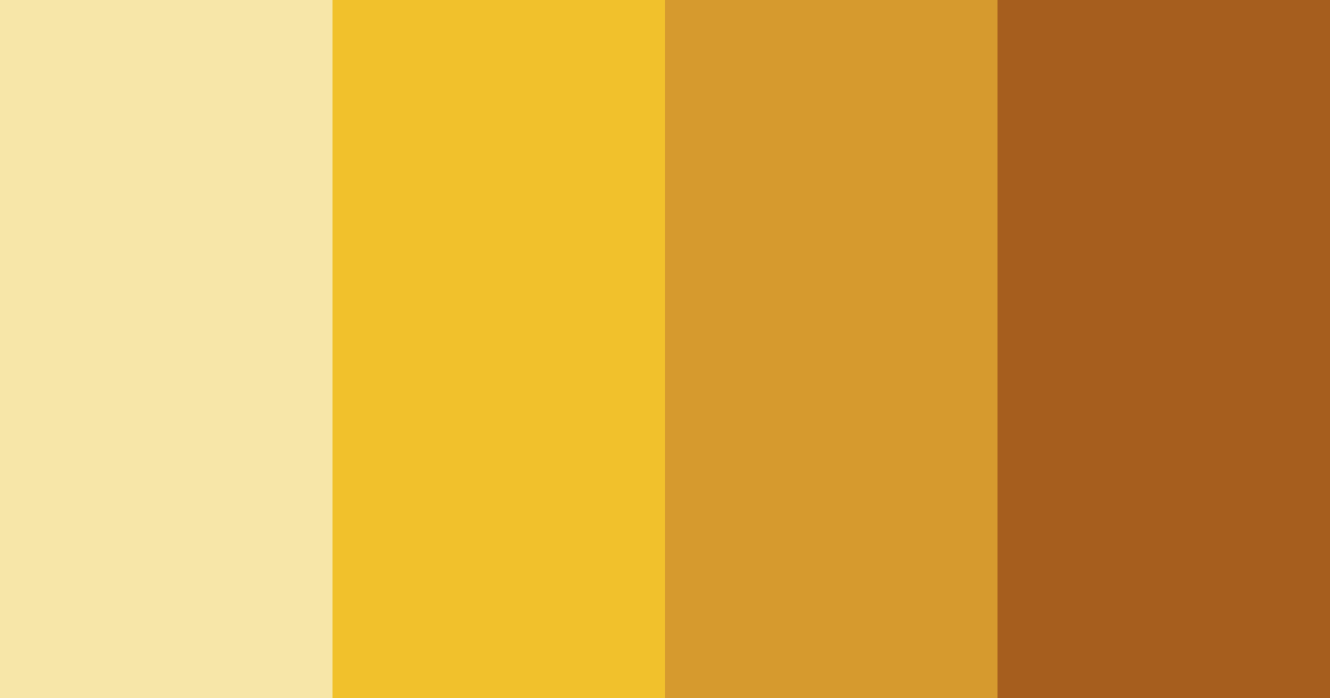 Download golden harvest color palette PNG image (landscape)