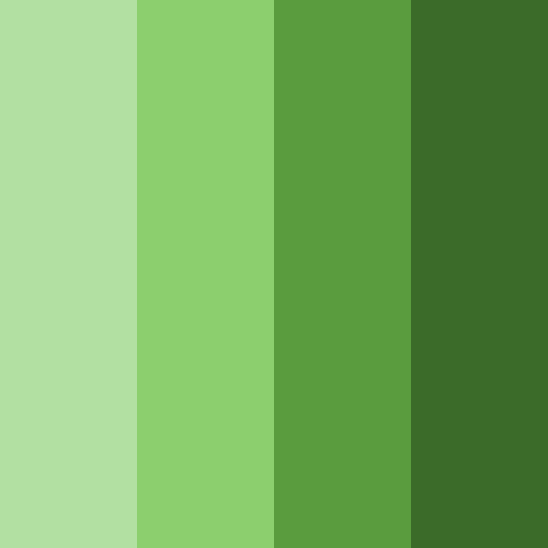 Download verdant whisper color palette PNG image (square)