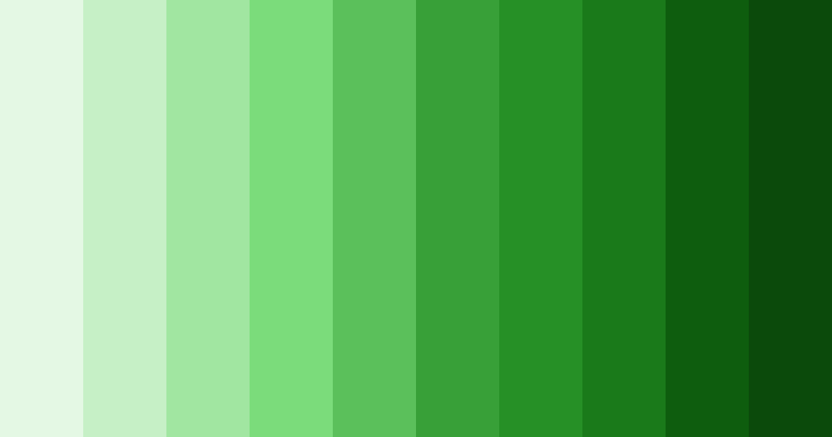 Download light green color palette PNG image (landscape)