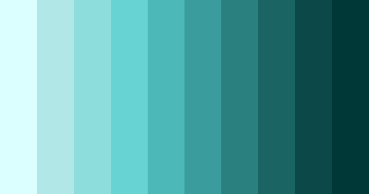 Download aqua cascade color palette PNG image (landscape)
