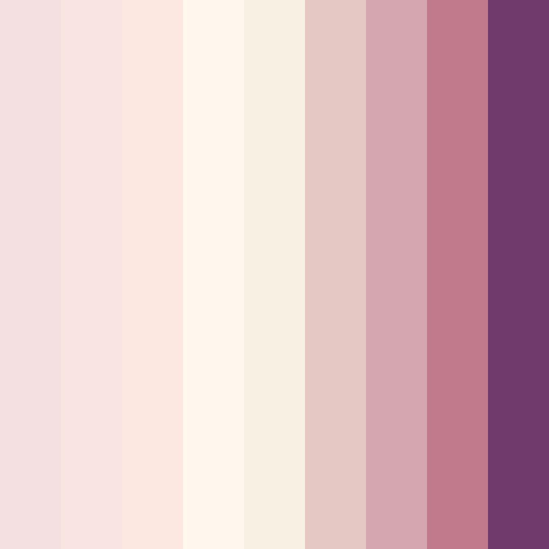 Download blushing twilight color palette PNG image (square)