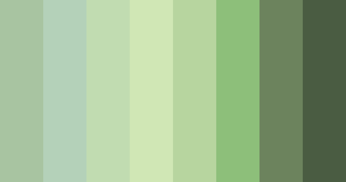 Download whispers of nature color palette PNG image (landscape)