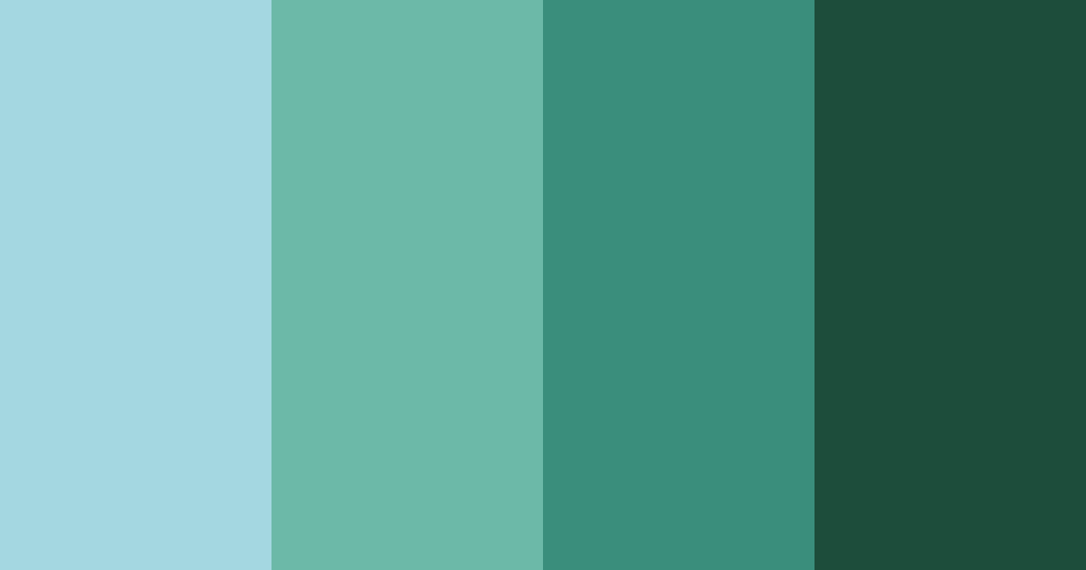 Download aqua canopy color palette PNG image (landscape)