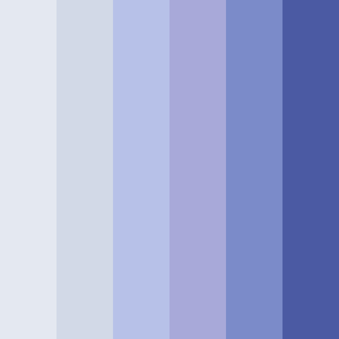 Download serene skies color palette PNG image (square)