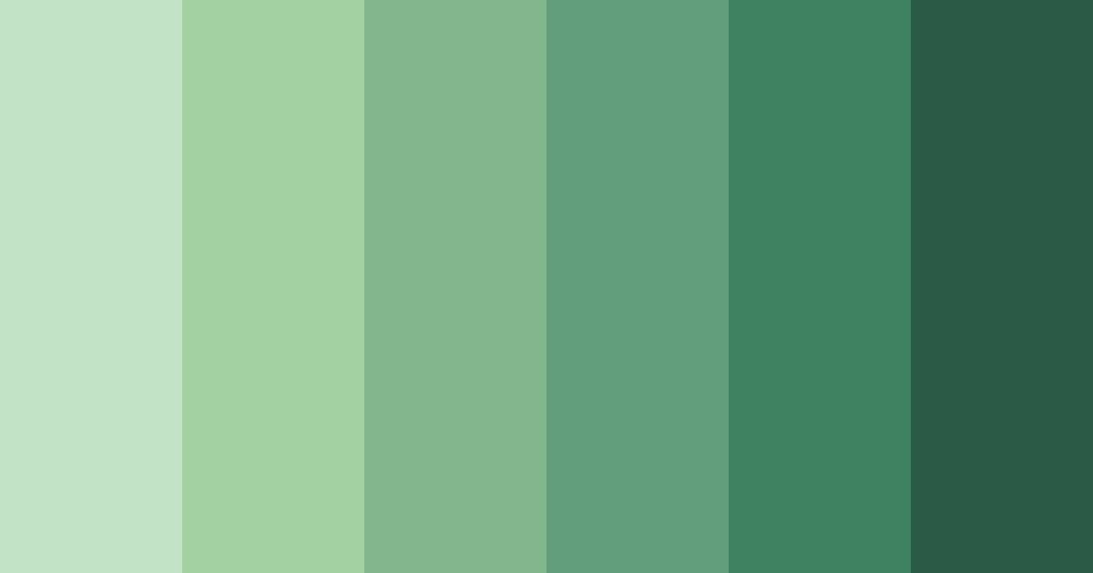Download verdant tranquility color palette PNG image (landscape)