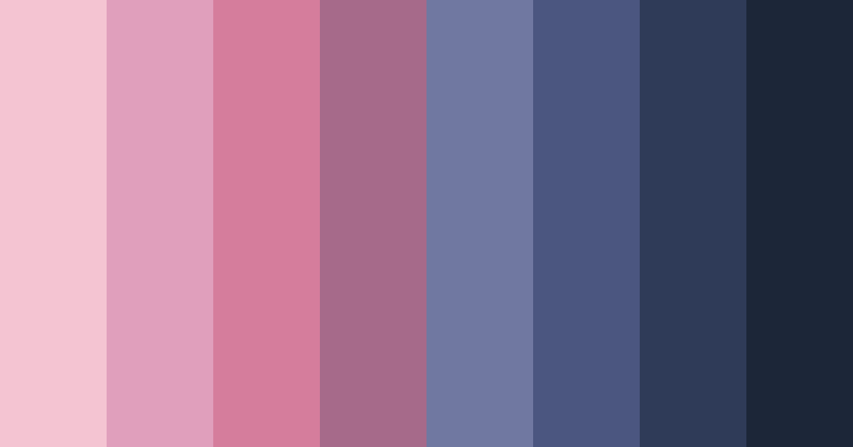 Download crimson twilight color palette PNG image (landscape)