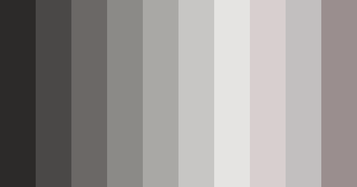 Download dark gray tints color palette PNG image (landscape)