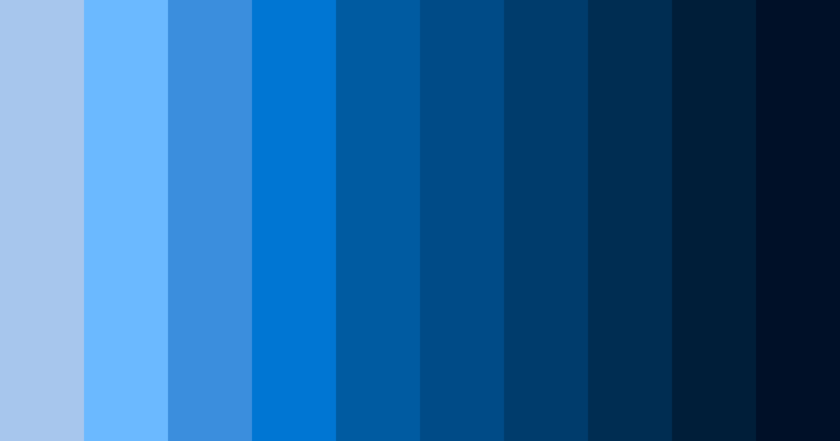 Download azure cascade color palette PNG image (landscape)