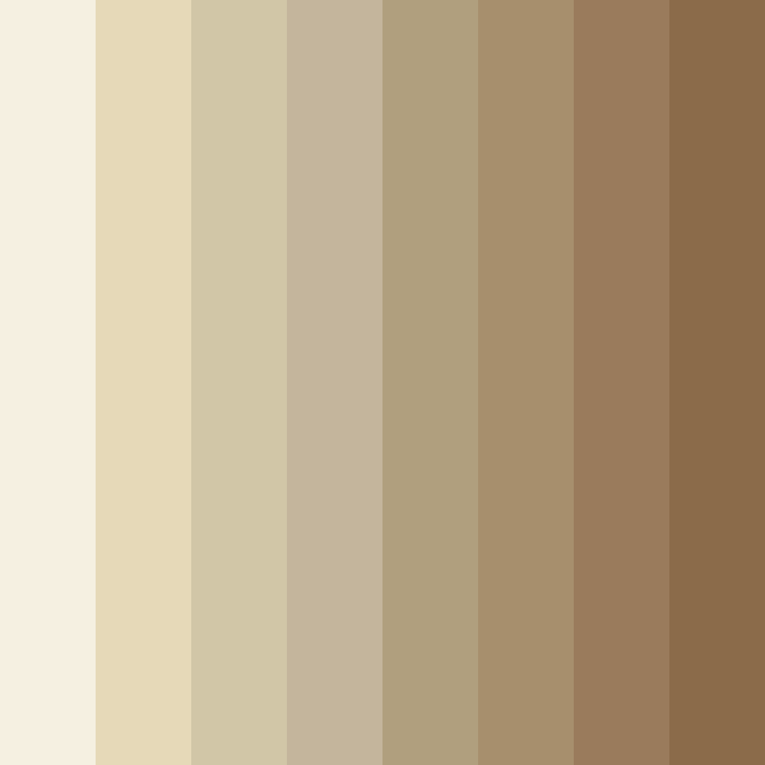 Download beige serenity color palette PNG image (square)