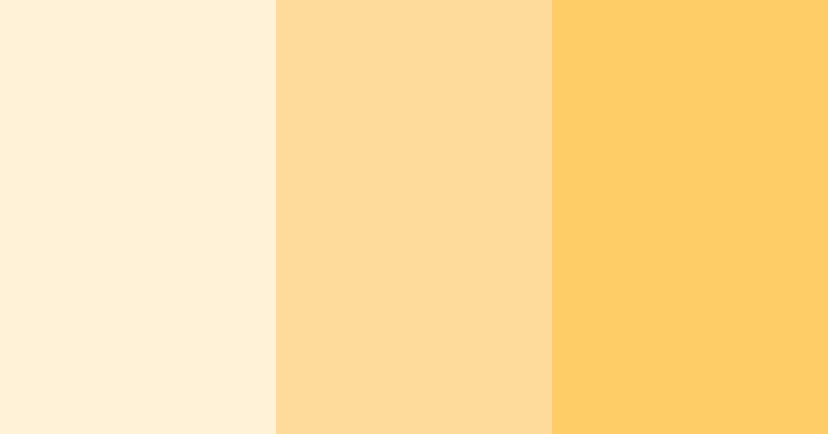 Download light yellow color palette PNG image (landscape)