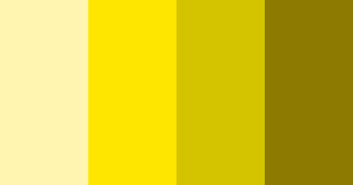 Download citrus sunshine color palette PNG image (landscape)