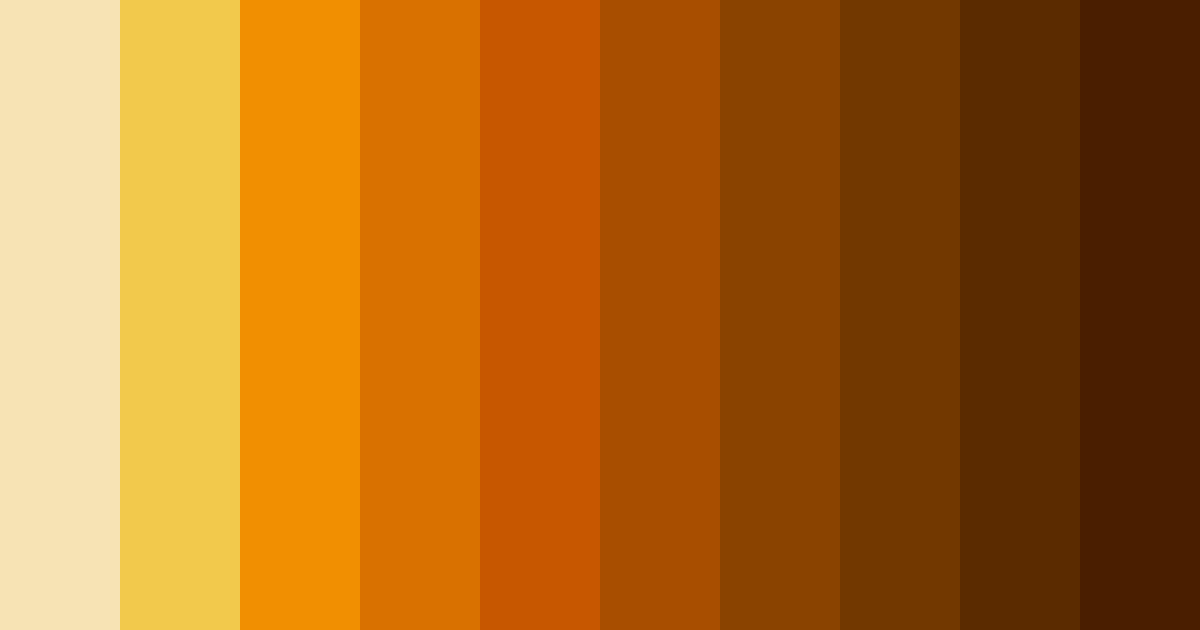 Download golden ember sunrise color palette PNG image (landscape)