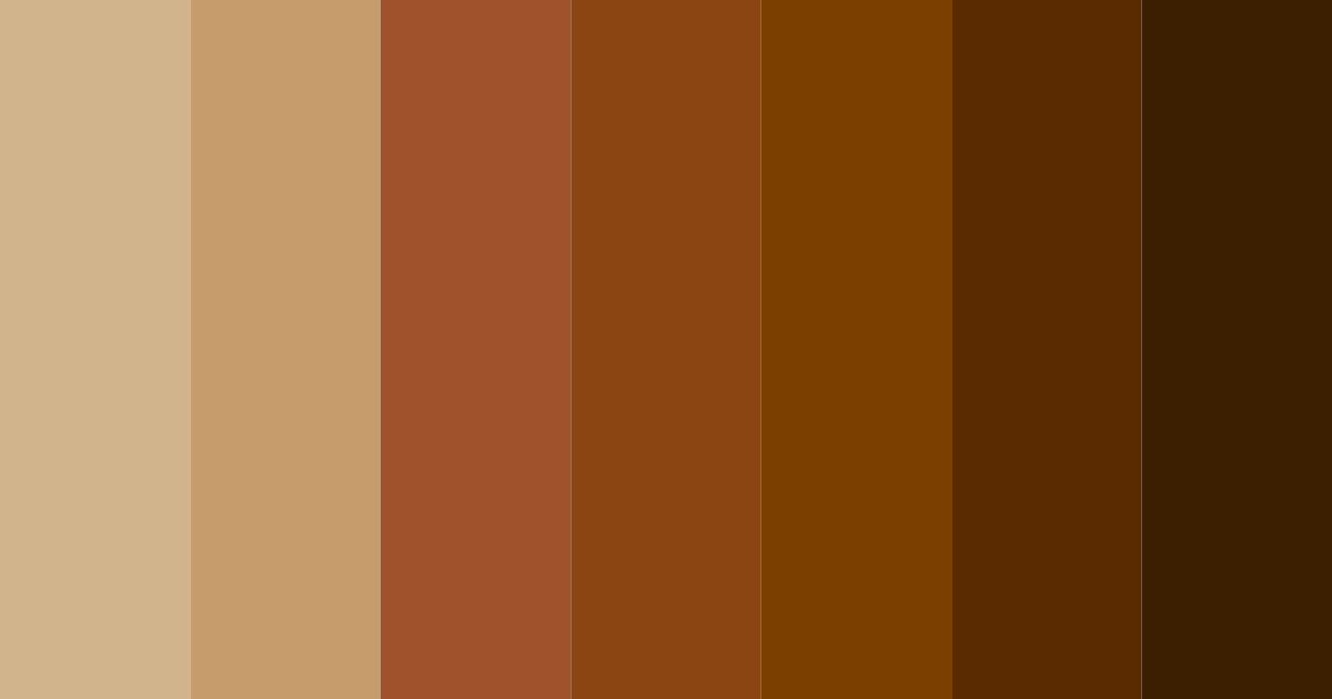 Download rich brown color palette PNG image (landscape)