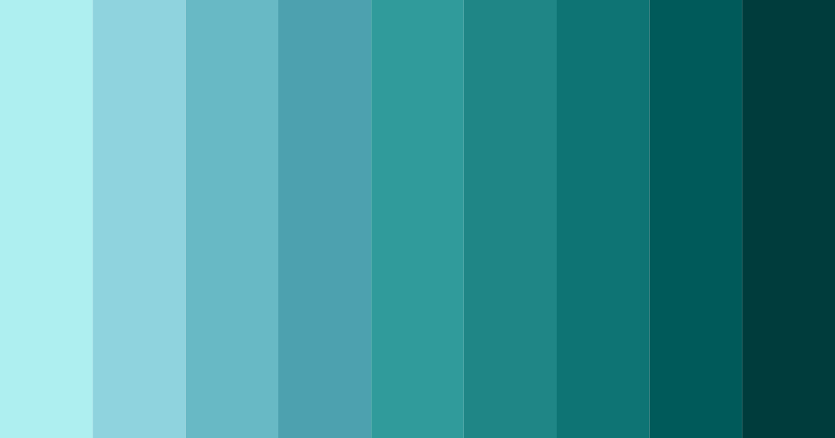 Download aquamarine oasis color palette PNG image (landscape)