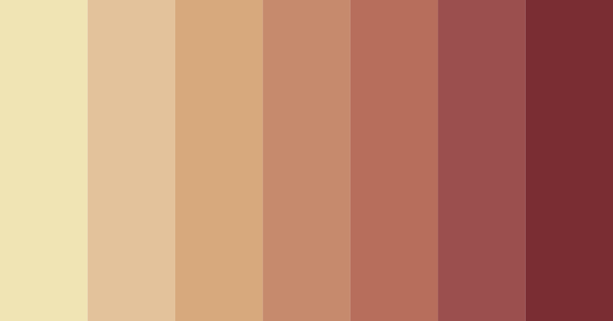 Download rustic red color palette PNG image (landscape)