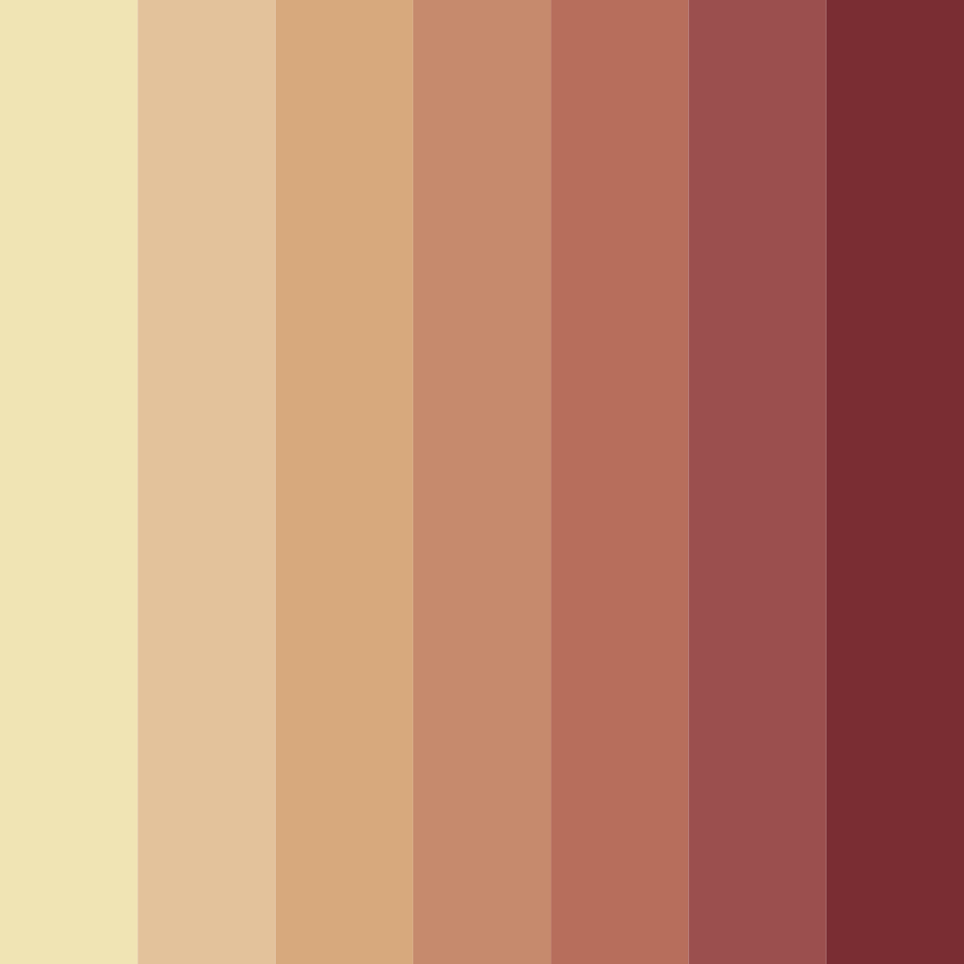 Download rustic red color palette PNG image (square)