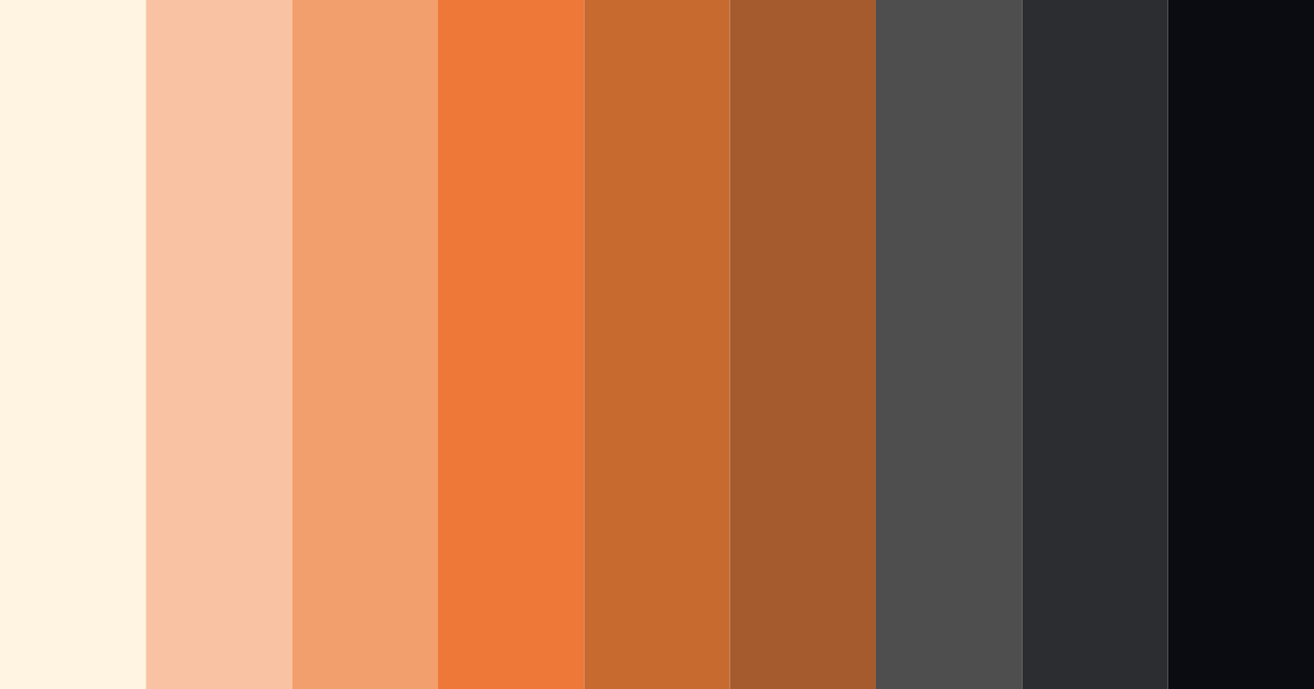 Download warm sunset color palette PNG image (landscape)