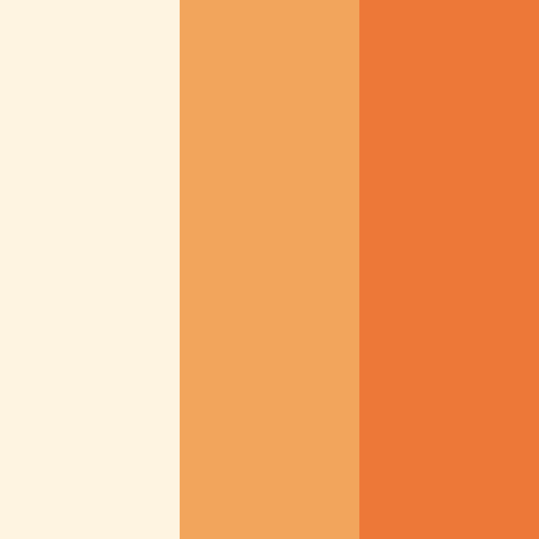 Download sunlit terracotta color palette PNG image (square)