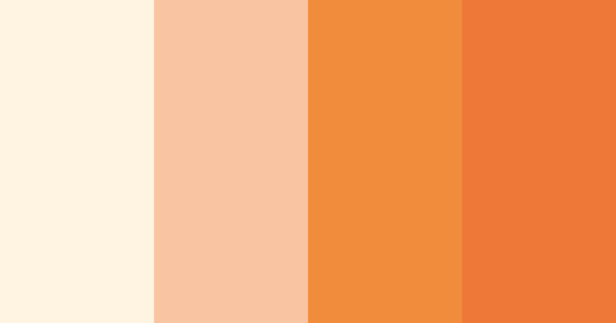 Download warm peach color palette PNG image (landscape)