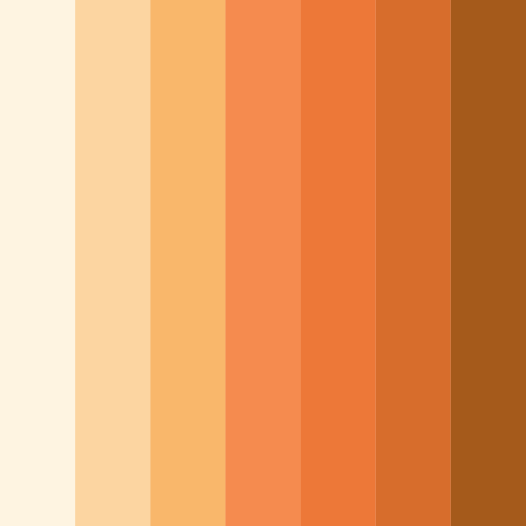 Download sunset embrace color palette PNG image (square)