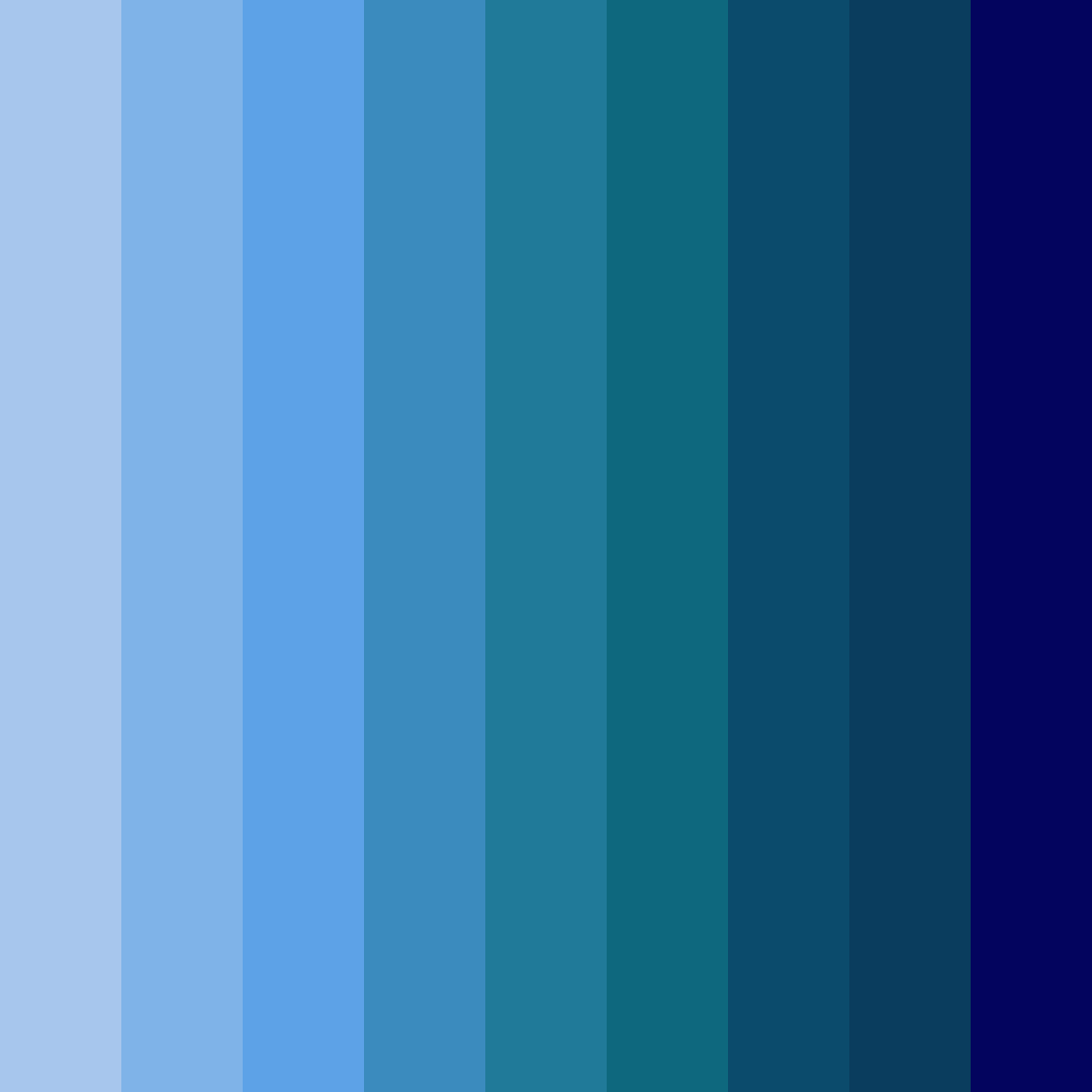Download ocean depths color palette PNG image (square)