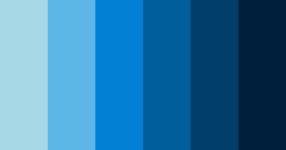 Download oceanic depths color palette PNG image (landscape)