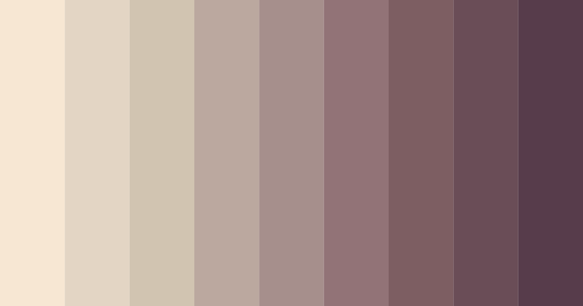 Download cosmic beige color palette PNG image (landscape)