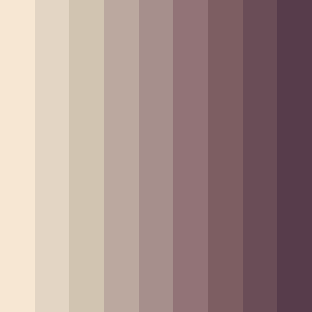 Download cosmic beige color palette PNG image (square)