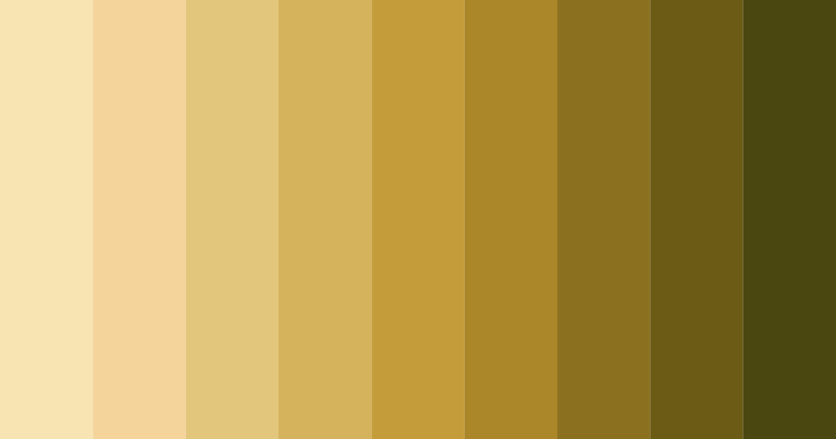 Download beige yellow delight color palette PNG image (landscape)