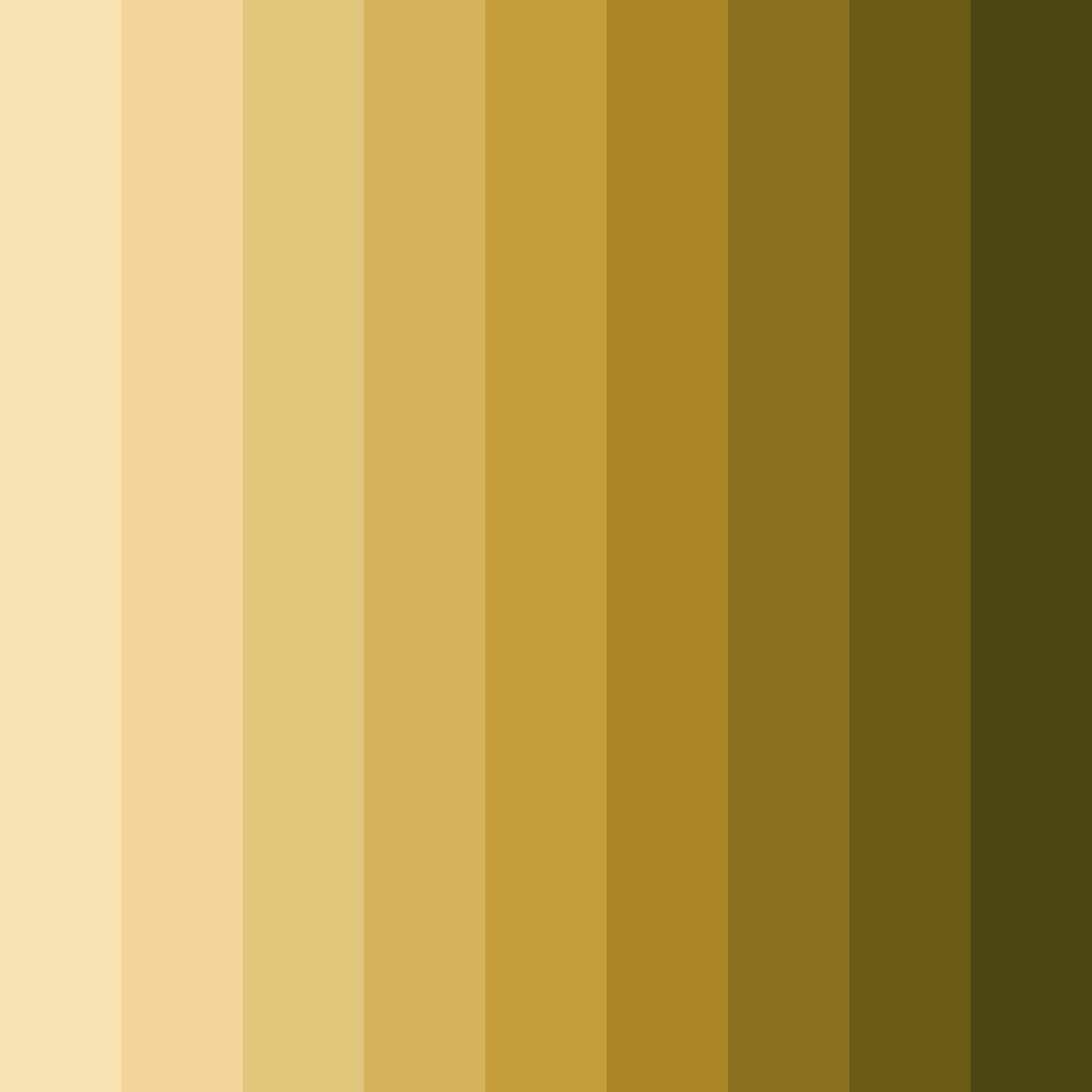 Download beige yellow delight color palette PNG image (square)
