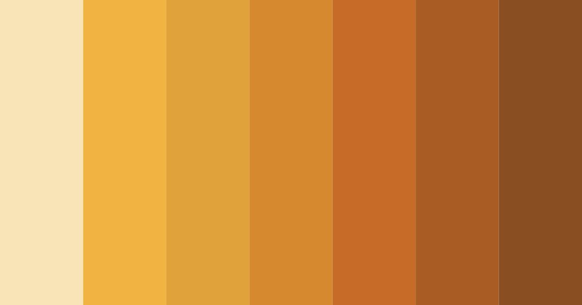 Download autumnal harvest color palette PNG image (landscape)