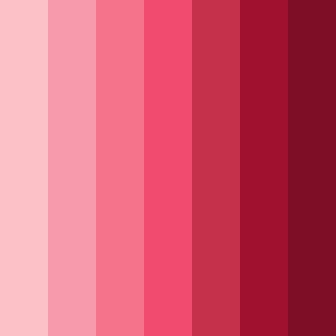 Download crimson blossoms color palette PNG image (square)