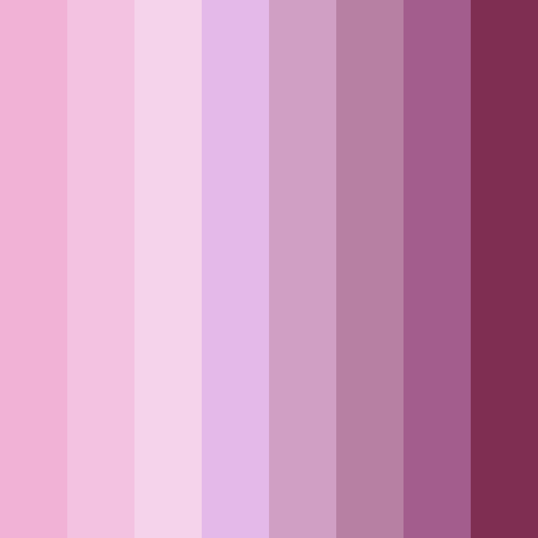 Download whimsical blossoms color palette PNG image (square)