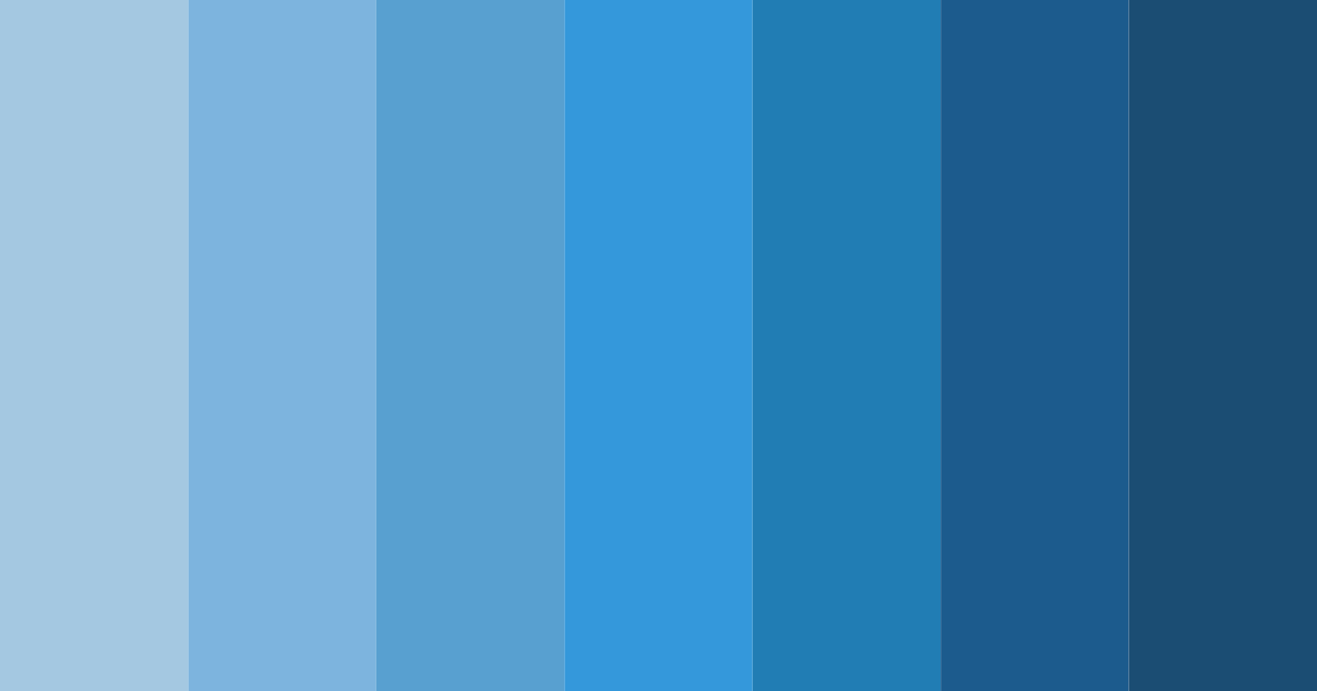 Download azure serenity color palette PNG image (landscape)