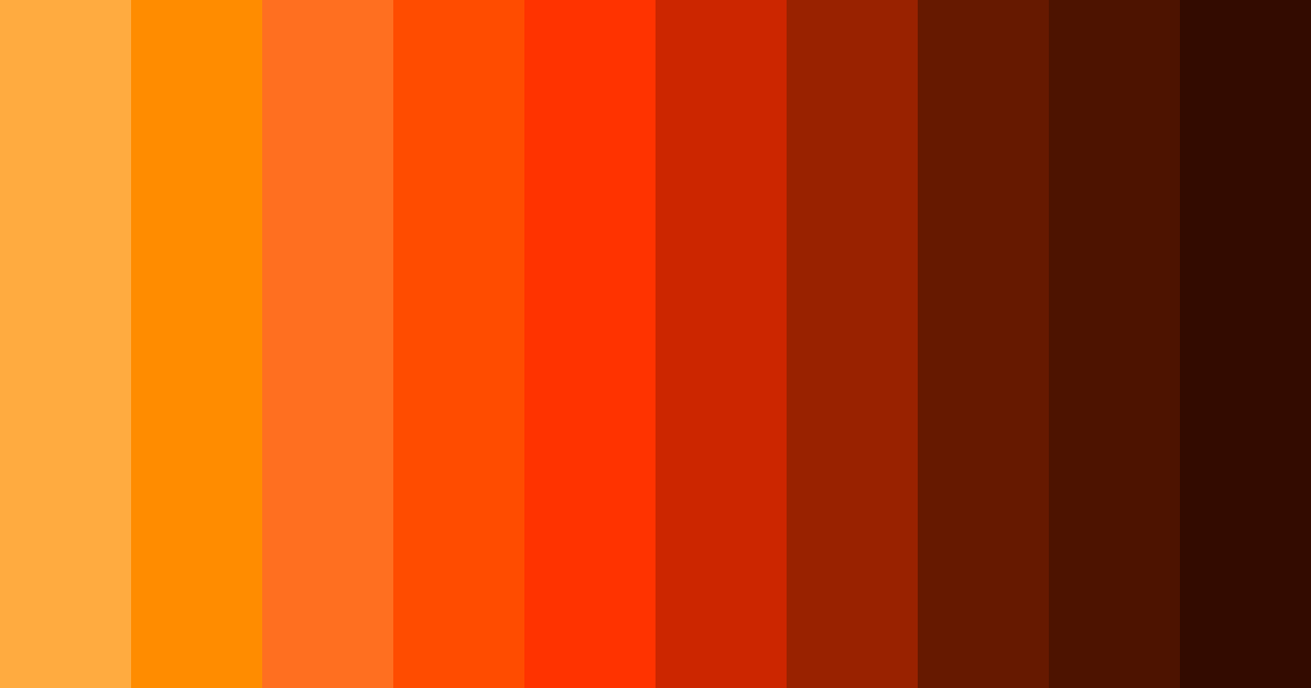Download flamekissed horizon color palette PNG image (landscape)