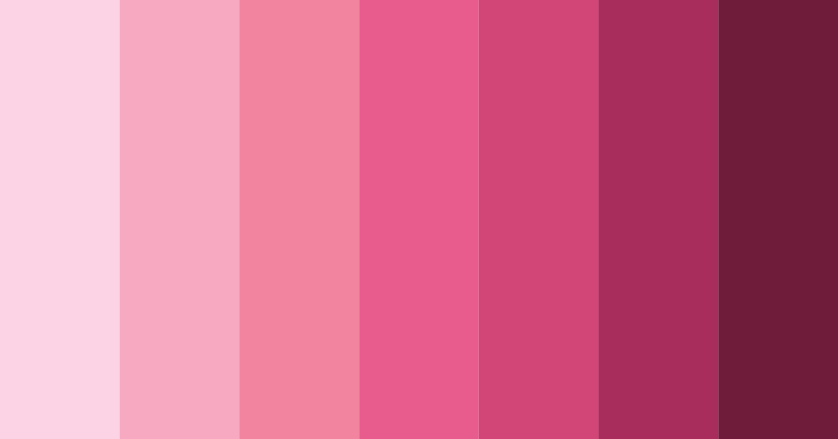 Download pink fuzz color palette PNG image (landscape)
