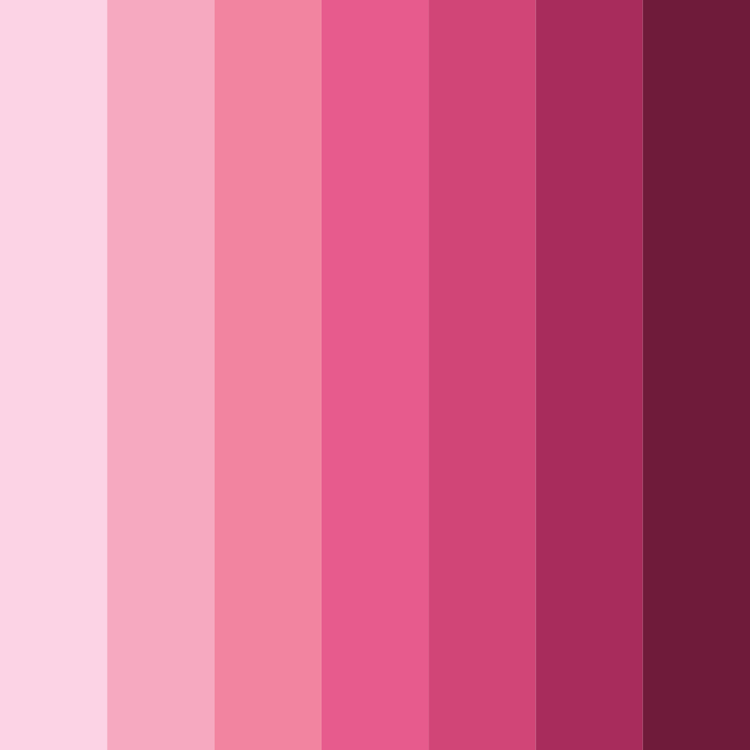 Download pink fuzz color palette PNG image (square)