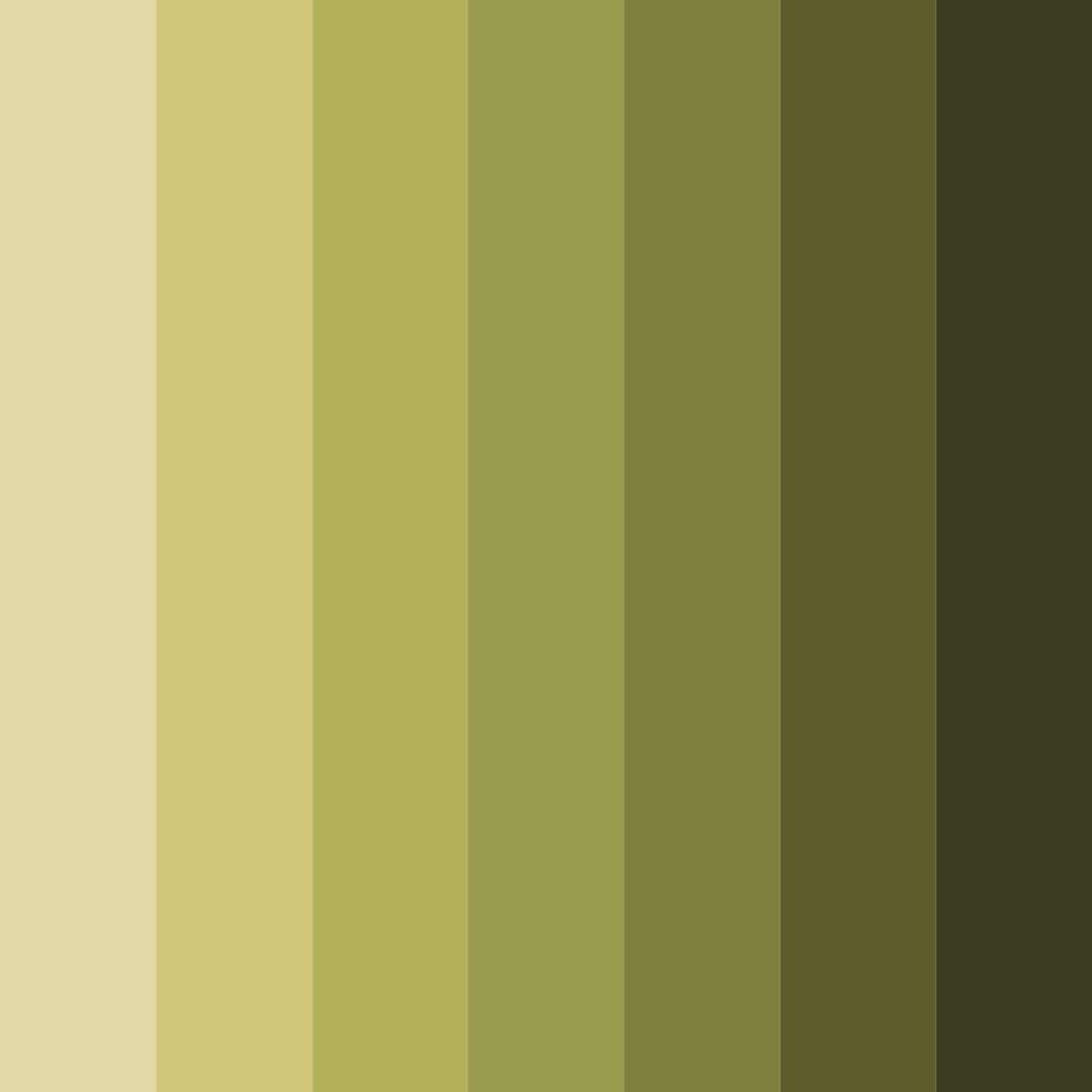 Download mossy meadow harmony color palette PNG image (square)