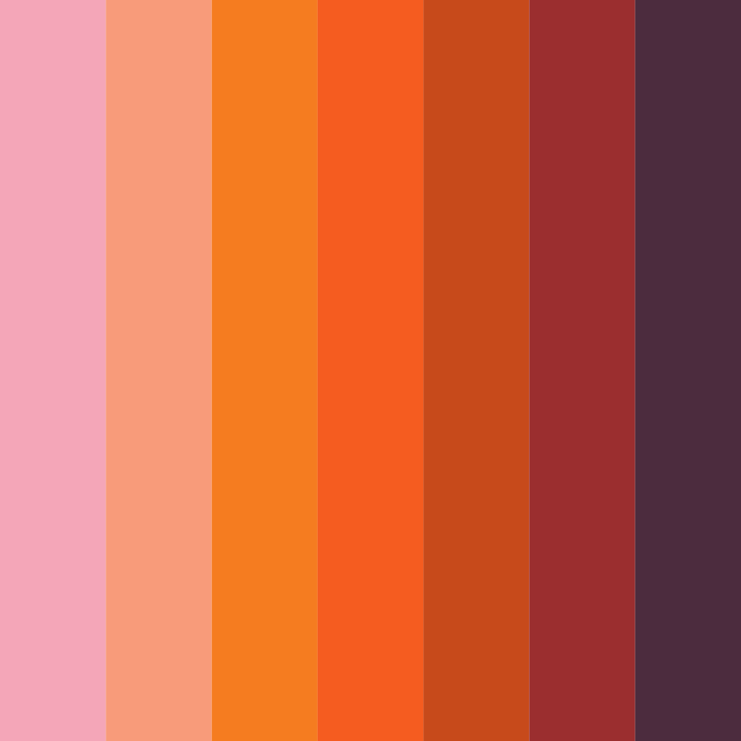 Download crimson horizon color palette PNG image (square)