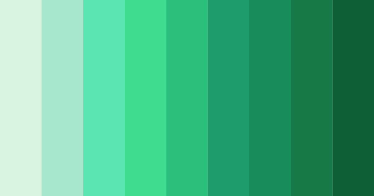 Download emerald dreams color palette PNG image (landscape)