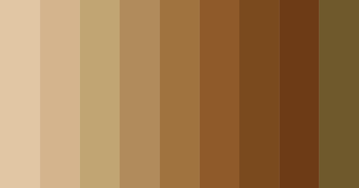 Download earthy elegance color palette PNG image (landscape)
