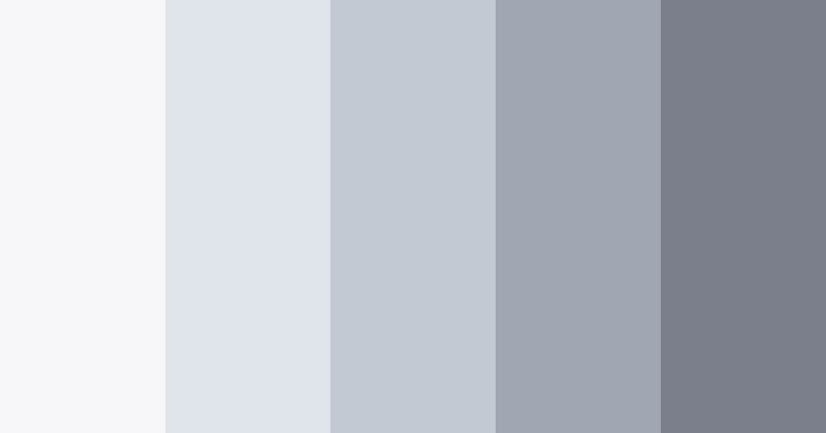 Download gray elegance color palette PNG image (landscape)