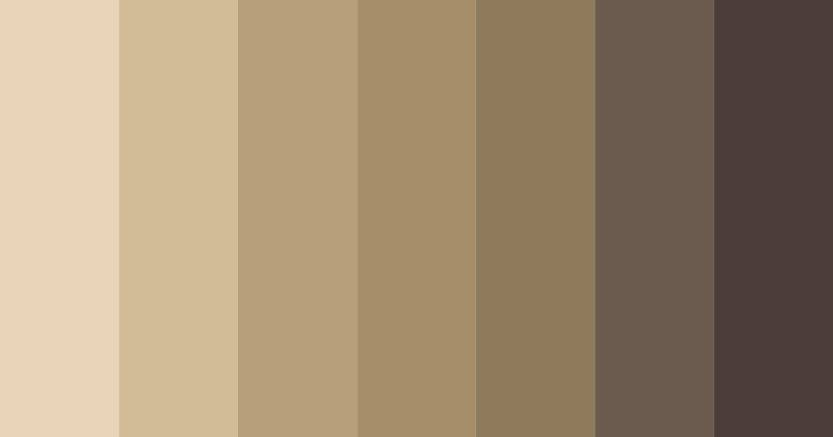 Download whispering earthtones color palette PNG image (landscape)
