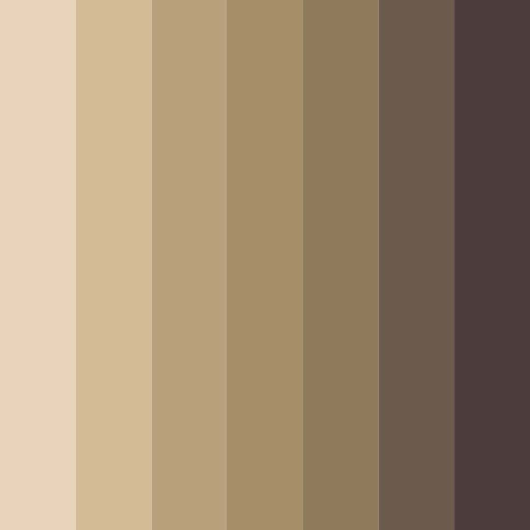Download whispering earthtones color palette PNG image (square)