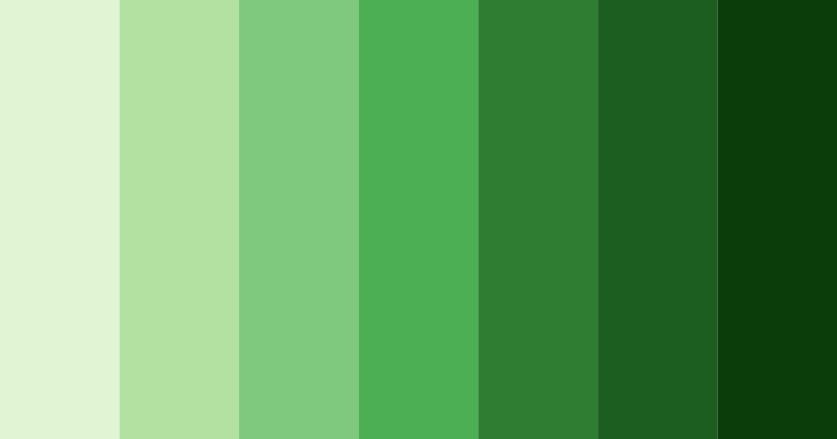 Download verdant canopy color palette PNG image (landscape)