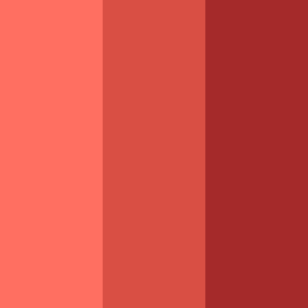 Download red dragon shades color palette PNG image (square)