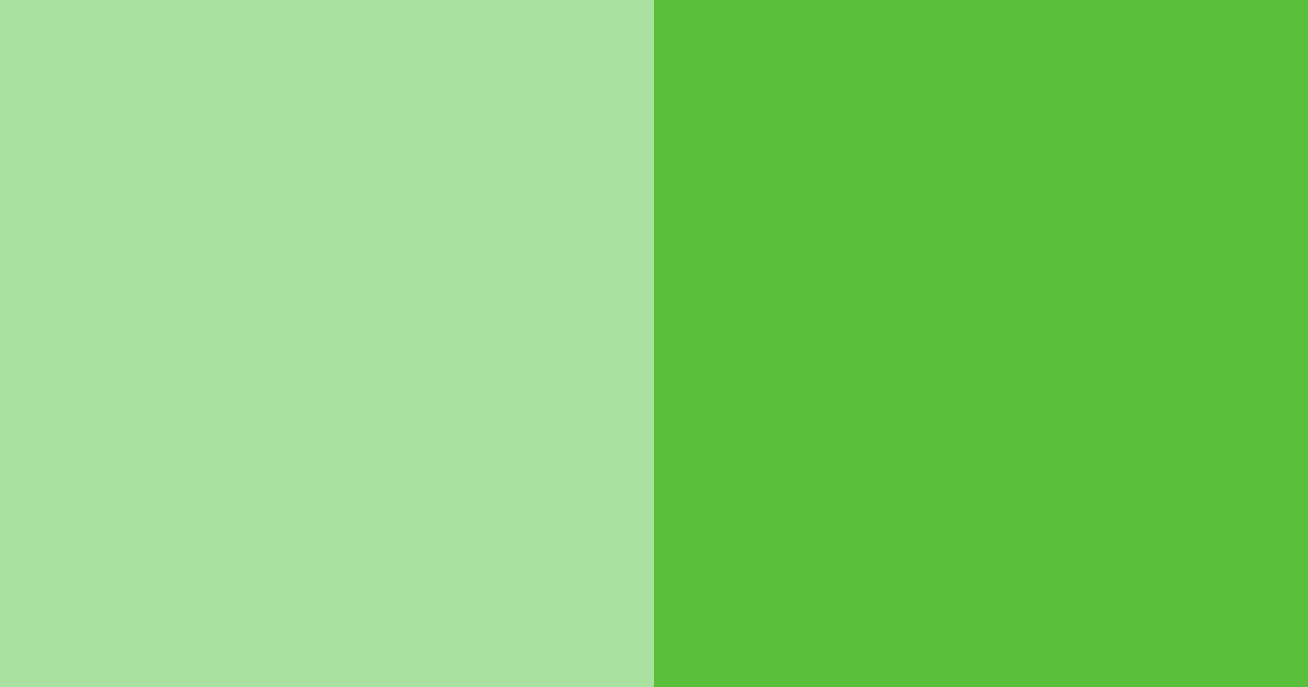 Download bright green color palette PNG image (landscape)